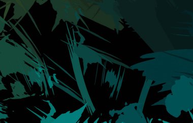 Sanatsal soyut arkaplan. Doku boyalı duvar kağıdı. Boya darbeleriyle yaratıcı bir illüstrasyon. Fırça desenli resim.