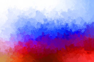 Modern sanat. Taranmış Boyalı Soyut Arkaplan. Fırça darbesi ile boyanmış. Boya darbeleri. 2B Görüntü.