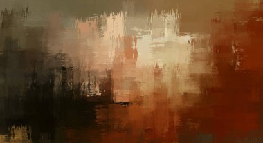 Çapraz vahşi fırça darbeleriyle arka plan. Renkli ve canlı bir tasvir. Boyalı sanat. Yaratıcı soyut resim.