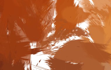 Renkli fırça darbelerinin 2B çizimi. Dekoratif doku resmi. Canlı boya desenli arka plan. Kaotik fırça darbeleri resim.