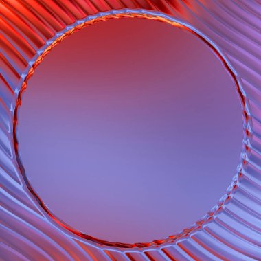 Soyut çerçeveli arkaplan. Renkli, canlı, dalgalı bir duvar kağıdı. Merkezi çerçeveli yaratıcı grafik 2d çizim. Dinamik şekilli modaya uygun sıvı örtüsü.