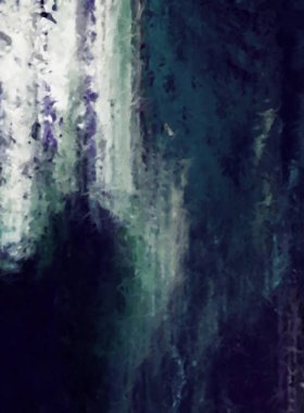 Modern sanat. Renkli çağdaş sanat eserleri. Renkli boya darbeleri. Soyut arkaplanda fırça darbeleri. Fırça boyası. Eşsiz duvar sanatı.