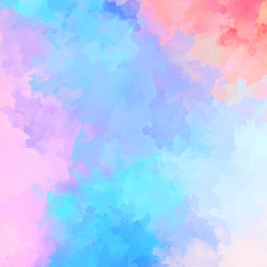 Duvar sanatı Eşsiz ve yaratıcı illüstrasyon. Fırça darbesi ile boyanmış. Renkli fırça darbelerinin soyut arkaplanı. Fırçalanmış canlı duvar kâğıdı. Boyalı sanatsal yaratım.