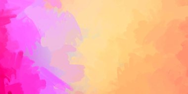 Canlı boya desenli arka plan. Renkli fırça darbelerinin 2B çizimi. Dekoratif doku resmi. Boyalı arkaplan.