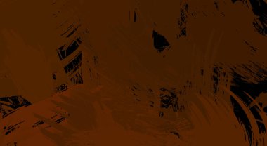 Sanatsal soyut arkaplan. Doku boyalı duvar kağıdı. Boya darbeleriyle yaratıcı bir illüstrasyon. Fırça desenli resim.