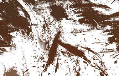 Renkli fırça darbelerinin 2B çizimi. Dekoratif doku resmi. Canlı boya desenli arka plan. Kaotik fırça darbeleri resim.