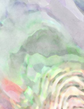 Yumuşak suluboya duvar kağıdı. Hafifçe fırçalanmış renkleri olan sanatsal bir resim. Pastel renkler arkaplana dokunmuş. Soyut duvar sanatı..