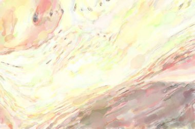 Poster, duvar sanatı, afiş, kart, kitap kapağı veya ambalaj için pastel renkli suluboya resim. Alkol mürekkebini andıran rahatlatıcı fırça darbelerinin modern resmi.