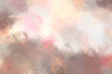 Sanatsal soyut arkaplan. Doku boyalı duvar kağıdı. Boya darbeleriyle yaratıcı bir illüstrasyon. Fırça desenli resim.