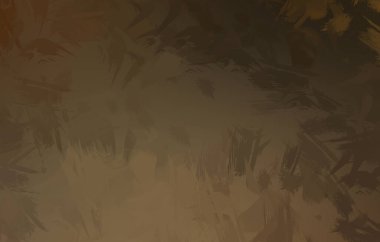 Vahşi fırça darbeleri. Taranmış Boyalı Soyut Arkaplan. Fırça darbesi ile boyanmış. Boya darbeleri. 2B Görüntü.