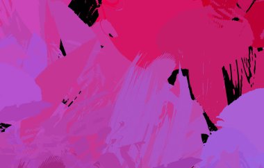 Sanatsal soyut arkaplan. Doku boyalı duvar kağıdı. Boya darbeleriyle yaratıcı bir illüstrasyon. Fırça desenli resim.