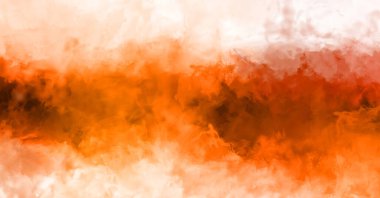 Renkli fırça darbelerinin 2D çizimi. Dekoratif desenli resim. canlı boya desenli arkaplan.