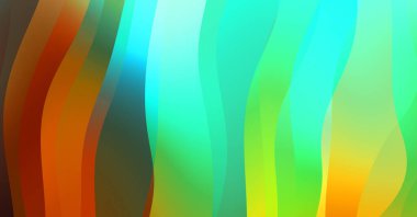 Soyut arkaplan. Renkli dalgalı tasarım duvar kağıdı. yaratıcı grafik 2D çizim. Dinamik şekilli modaya uygun sıvı örtüsü.