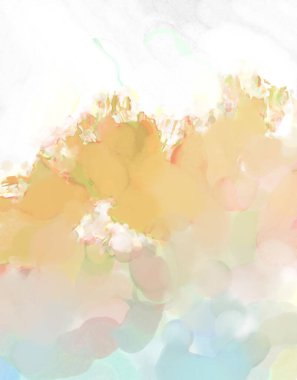 Çılgın suluboya şablonu. Yaratıcı soyutlama. Modern sanat eserleri. 2D çizim. Dijital doku duvar kağıdı. Sanatsal sulu arkaplan malzemesi. 