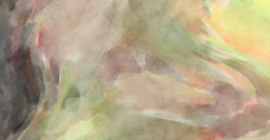 2D çizim. Sanatsal arkaplan resmi. Tablo üzerinde soyut resim. Çağdaş sanat. El yapımı resim. Renkli doku. Modern sanat eserleri. Yüzeyde suluboya fırça darbeleriyle boyama.