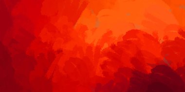 Taranmış Boyalı Soyut Arkaplan. Vahşi kaotik fırça darbeleri. Boya darbeleri. 2D İllüstrasyon. Fırça darbeli resim.