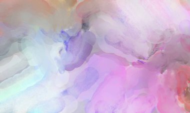 2D çizim. Sanatsal arkaplan resmi. Tablo üzerinde soyut resim. Çağdaş sanat. El yapımı resim. Renkli doku. Modern sanat eserleri. Yüzeyde suluboya fırça darbeleriyle boyama.