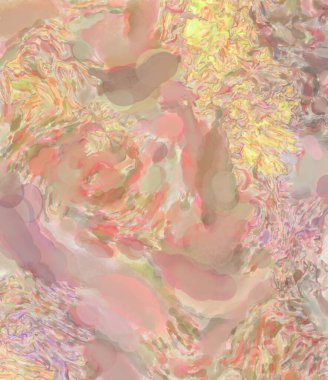 Taranmış Boyalı Soyut Arkaplan. Fırça darbesi ile boyanmış. Boya darbeleri. 2B Görüntü.