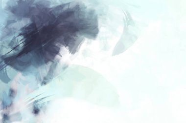 Sanatsal soyut arkaplan. Doku boyalı duvar kağıdı. Boya darbeleriyle yaratıcı bir illüstrasyon. Fırça desenli resim.