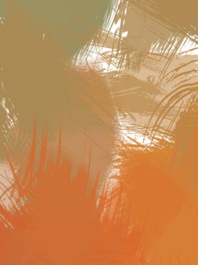 Renkli fırça darbelerinin soyut arkaplanı. fırçalanmış canlı duvar kağıdı. resmedilmiş sanat eseri. Eşsiz ve yaratıcı illüstrasyon.