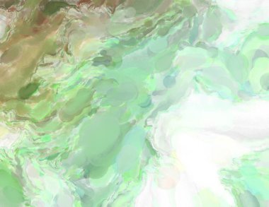 Yumuşak suluboya duvar kağıdı. Hafifçe fırçalanmış renkleri olan sanatsal bir resim. Pastel renkler arkaplana dokunmuş. Soyut duvar sanatı..