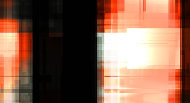 Renkli ve canlı geometrik şekiller katmanları var. Bir teknoloji planının dijital illüstrasyonu. Gelecekçi tasarım şablonu.