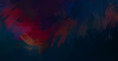 Renkli fırça darbelerinin soyut arkaplanı. fırçalanmış canlı duvar kağıdı. resmedilmiş sanat eseri. Eşsiz ve yaratıcı illüstrasyon.