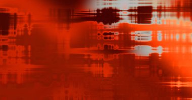 Soyut arkaplan. Yaşlanmış grunge dokusunda geometrik elementler. Farklı renk desenli grafiksel illüstrasyon.