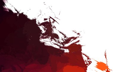 Duvar sanatı Eşsiz ve yaratıcı illüstrasyon. Fırça darbesi ile boyanmış. Renkli fırça darbelerinin soyut arkaplanı. Fırçalanmış canlı duvar kâğıdı. Boyalı sanatsal yaratım.