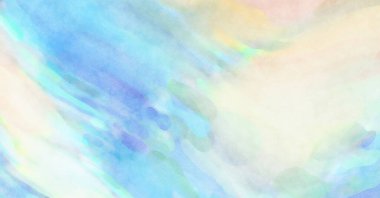 Alkol mürekkebini andıran rahatlatıcı fırça darbelerinin modern resmi. Poster, duvar sanatı, afiş, kart, kitap kapağı veya ambalaj için pastel renkli suluboya resim.
