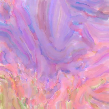 Çağdaş sanat. El işçiliğinin renkli dokusu. Modern resim. Yüzeyde suluboya vuruşlar. Sanatsal arkaplan resmi. Tablo üzerinde soyut resim. Fırça darbeleri.