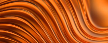 Soyut arkaplan. Renkli dalgalı yansıtıcı duvar kağıdı. Duvar kağıdı, afiş, arkaplan, kart, kitap kapağı veya web sitesi için grafiksel resimleme.