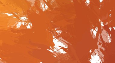 Renkli fırça darbelerinin 2B çizimi. Dekoratif doku resmi. Canlı boya desenli arka plan. Kaotik fırça darbeleri resim.