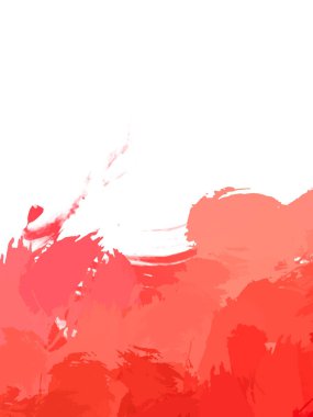 Taranmış Boyalı Soyut Arkaplan. Vahşi kaotik fırça darbeleri. Boya darbeleri. 2D İllüstrasyon. Fırça darbeli resim. 