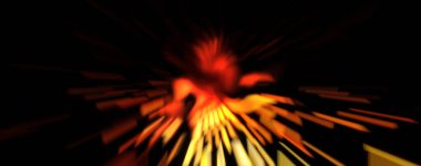 Işık parçacık izleri. Parlayan parçacıkları ve çizgileri olan ışık patlaması yıldızı. Güzel hareketli soyut ışın arkaplanı.