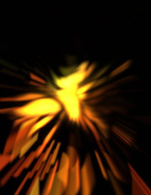 Işık parçacık izleri. Parlayan parçacıkları ve çizgileri olan ışık patlaması yıldızı. Güzel hareketli soyut ışın arkaplanı.