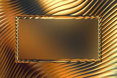 Soyut çerçeveli arkaplan. Renkli, canlı, dalgalı bir duvar kağıdı. Merkezi çerçeveli yaratıcı grafik 2d çizim. Dinamik şekilli modaya uygun sıvı örtüsü.