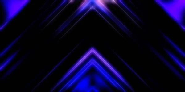 Abstract Stralende Geometrische Lichten Achtergrond Fractale Symmetrische Grafische Illustratie Intersecterende — Stockfoto