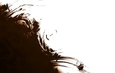 Duvar sanatı Eşsiz ve yaratıcı illüstrasyon. Fırça darbesi ile boyanmış. Renkli fırça darbelerinin soyut arkaplanı. Fırçalanmış canlı duvar kâğıdı. Boyalı sanatsal yaratım.