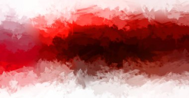 Renkli fırça darbelerinin 2D çizimi. Dekoratif desenli resim. canlı boya desenli arkaplan.