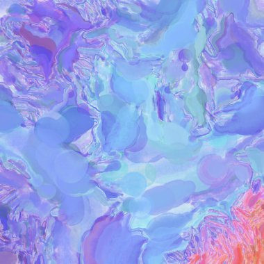 Soyut doku. Yüzeyde etkileyici el yapımı suluboya. Suluboya fırça darbeleri. Modern sanat. Çok renkli arkaplan. Çağdaş duvar sanatı. Renkli bir fon. 2d illüstrasyon.