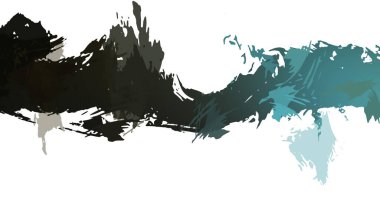 resmedilmiş sanat eseri. fırçalanmış canlı duvar kağıdı. Eşsiz ve yaratıcı illüstrasyon. Renkli fırça darbelerinin soyut arkaplanı. 