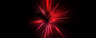 Fütürist mercek patlaması. Parlayan parçacıkları ve çizgileri olan ışık patlaması yıldızı. Güzel soyut ışın arkaplanı.