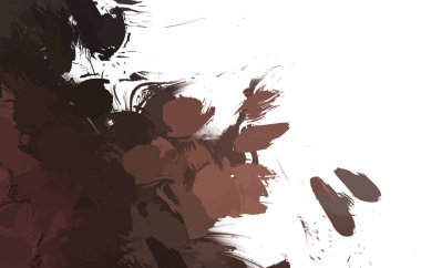 Duvar sanatı Eşsiz ve yaratıcı illüstrasyon. Fırça darbesi ile boyanmış. Renkli fırça darbelerinin soyut arkaplanı. Fırçalanmış canlı duvar kâğıdı. Boyalı sanatsal yaratım.