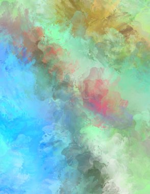 Sanatsal canlılık ve renkli duvar kağıdı. Taranmış Soyut Arkaplan. Fırça darbeli resim. 