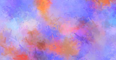 Taranmış Boyalı Soyut Arkaplan. Fırça darbesi ile boyanmış. Sanatsal canlılık ve renkli duvar kağıdı.