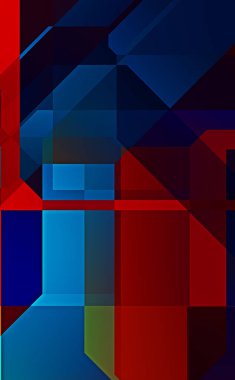 Dairesel şekillerin katmanları renkli ve canlı bir tasarım yaratıyor. Dairelerin sayısal çizimi. Gelecekçi tasarım şablonu.