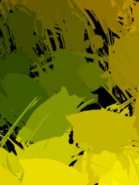 Duvar sanatı Eşsiz ve yaratıcı illüstrasyon. Fırça darbesi ile boyanmış. Renkli fırça darbelerinin soyut arkaplanı. Fırçalanmış canlı duvar kâğıdı. Boyalı sanatsal yaratım.