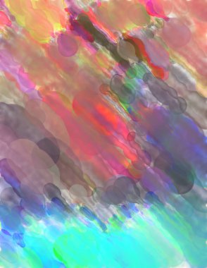 Çağdaş sanat. El yapımı resim. Modern sanat eserleri. Yüzeyde suluboya fırça darbeleriyle resim yapmak. 2D çizim. Sanatsal arkaplan resmi. Tablo üzerinde soyut resim. Renkli doku.