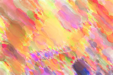 Çağdaş sanat. El yapımı resim. Modern sanat eserleri. Yüzeyde suluboya fırça darbeleriyle resim yapmak. 2D çizim. Sanatsal arkaplan resmi. Tablo üzerinde soyut resim. Renkli doku.